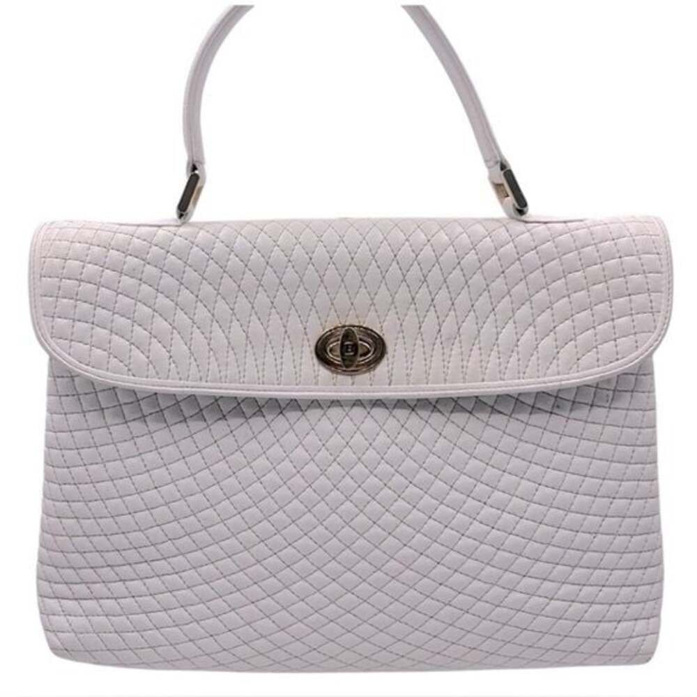 Bally Vintage White Satchel bag